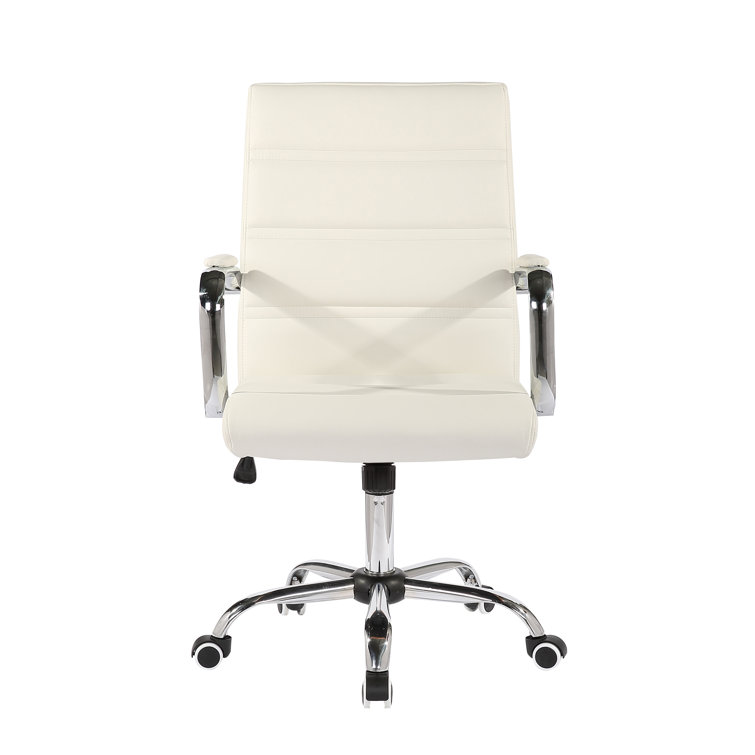 Wayfair desk chair white hot sale